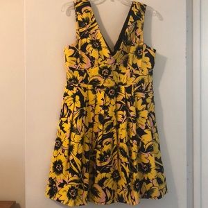 J.Crew yellow floral dress